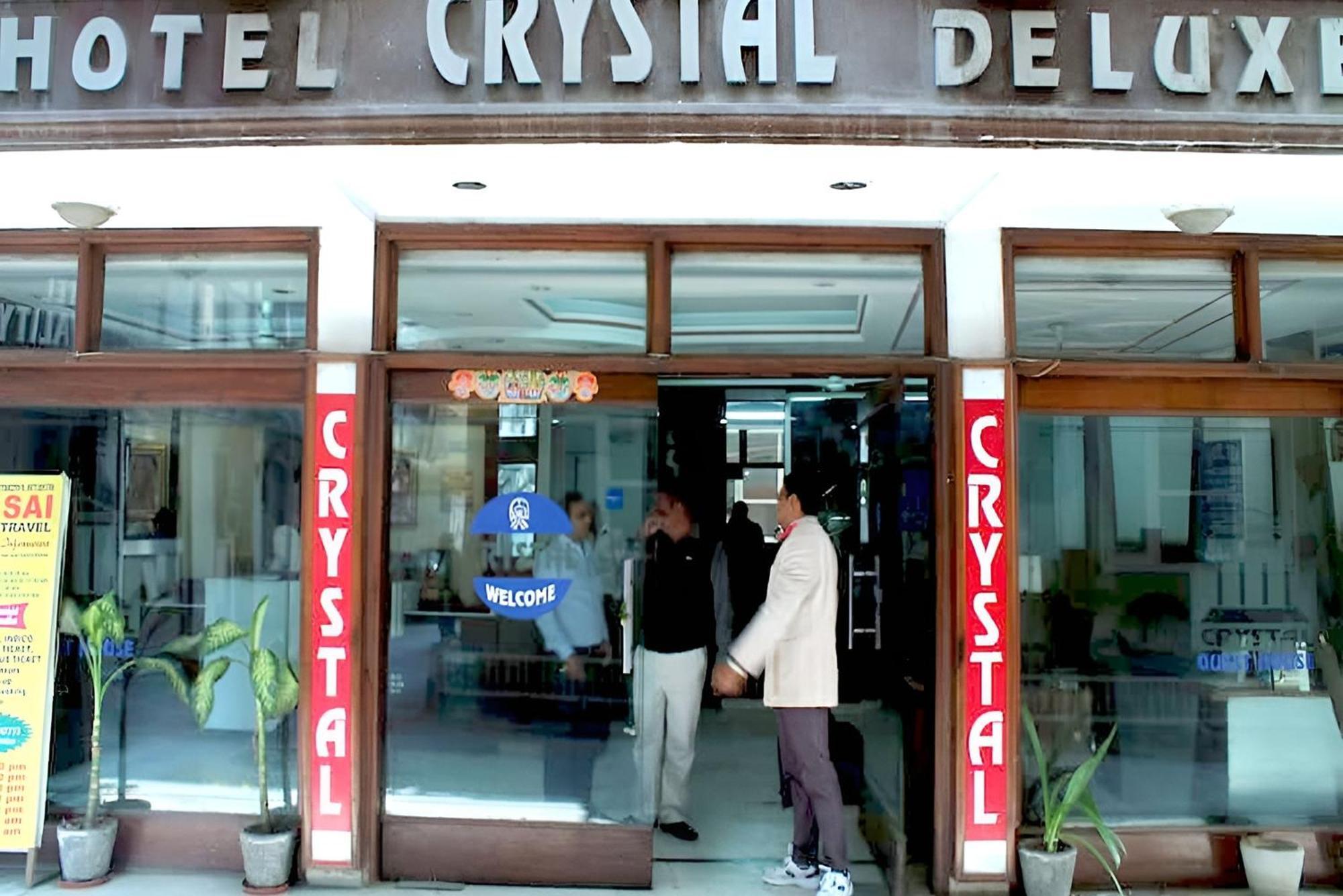 Hotel Crystal Deluxe At New Delhi Railway Station מראה חיצוני תמונה